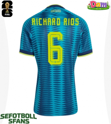 Colombia Richard Rios #6 Bortatröja Kvinnor VM 2026 Kortärmad